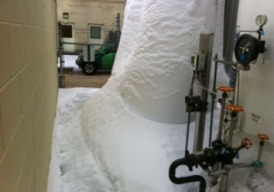 before de-icing cryogenic tanks